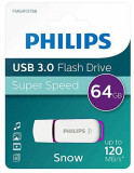 Memory Stick Usb 3.0 - 64gb Philips Snow Edition, 64 GB