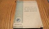 INDREPTAR DE GEOGRAFIE A UNIUNII SOVIETICE - Editura Cartea Rusa, Biblioteca Analelor Romano-Sovietice, 1948, 52 p.+ 6 harti