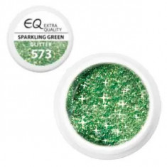 Gel UV Extra quality – 573 Glitter – Sparkling Green, 5g