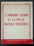 A sportedzo szerepe az ifjusag hazafias neveleseben - N. A. Butyovics, 1951