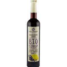 Sirop bio din coacaze negre cu lamaie, 500ml Hollinger