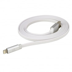 Cablu Date &amp;amp; Incarcare APPLE Lightning - Led Glowing Effect (Alb) foto