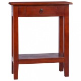Cumpara ieftin Masă consolă, maro clasic, 60 x 30 x 75cm, lemn masiv de mahon
