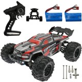 Masina cu Telecomanda RC Drift RARINCARE, Monster Truk 1:16 4x4 Off Road, 38 km/h, 2 Acumulatori, Waterproof, Rosu