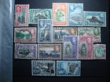 CEYLON GEORGE VI 1939 , 1940 , 1947 - 2 SERII SI 1 EMISIUNE COMPLETA, Stampilat