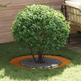 VidaXL Ghiveci din oțel corten Oțel corten Mare Inserții decorative