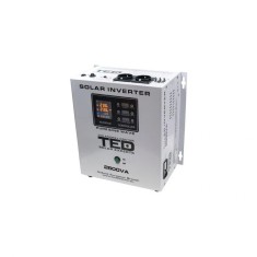 Invertor Solar Fotovoltaic Monofazat Off-Grid, 24V 2600VA 1800W MPPT cu unda sinusoidala pura, TED Electric TED000293