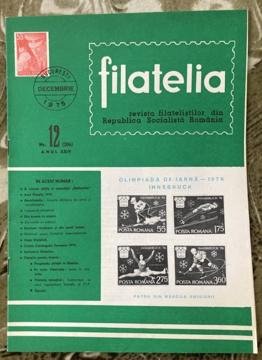 myh 15 - Filatelia - Revista filatelistilor din RSR - nr 12/decembrie 1975
