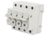 Separator cu Fuzibil 10x38mm 20A 400V 4P pentru Șină DIN, Hager