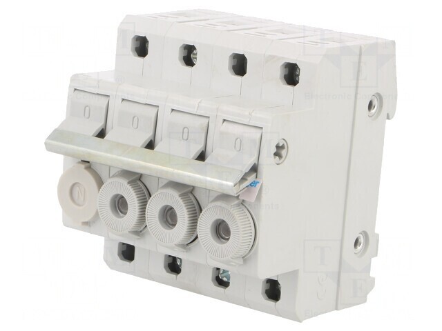 Separator cu Fuzibil 10x38mm 20A 400V 4P pentru Șină DIN