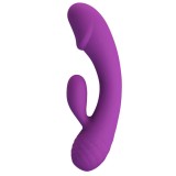 Cumpara ieftin Vibrator Rabbit Doreen, Mov, 17.5 cm, Pretty Love