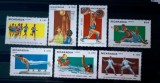 Cumpara ieftin Nicaragua 1983, sport, gimnastica haltere,polo,baschet atletism, nestampilat