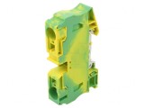 Conector Șine Galben-Verde 2 Borne 2,5-35mm&sup2;