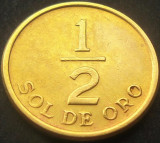 Cumpara ieftin Moneda exotica 1/2 SOL DE ORO - PERU, anul 1976 * Cod 1160, America Centrala si de Sud
