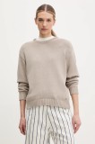 Napapijri pulover de bumbac D-Sambre femei, culoarea bej, NP0A4IFKN901