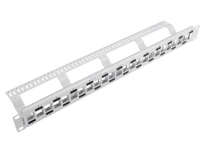Patch Panel LANBERG Alb 24 Porturi Standard 19&amp;quot; RACK foto