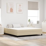 VidaXL Saltea arcuri gri/verde deschis medie 180x200x20cm textil