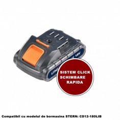 Acumulator 18V 1.5A pentru Bormasina Stern BPCD12180LIB foto