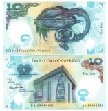 Papua Noua Guinee 10 Kina 2023 P-52 Bancnota Polimer UNC