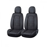Huse auto premium 5 locuri Carguard Deluxe piele ecologica perforata - negru Best CarHome