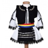 Cumpara ieftin Costum traditional din zona Ardealului pentru fete 10 ani 140, Oem