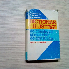 DICTIONAR ILUSTRAT DE CONSTRUCTII SI MATERIALE DE CONSTRUCTII - Englez-Roman