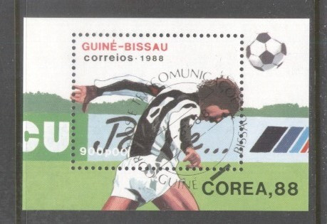 Guinee Bissau 1988 Olympic games perf. sheet Mi.B271 used TA.118