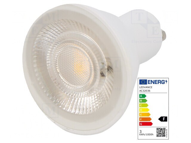 Lampă LED GU10 3,2W 2700K Alb Cald