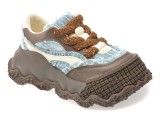 Cumpara ieftin Pantofi sport GRYXX maro, S6101, din material textil si piele naturala