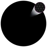 vidaXL Prelată piscină, negru, 455 cm, PE