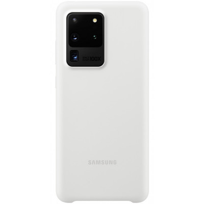 Husa TPU Samsung Galaxy S20 Ultra G988 / Samsung Galaxy S20 Ultra 5G G988, Alba EF-PG988TWEGEU foto
