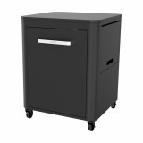 Cumpara ieftin Modul Bucatarie De Exterior Negru Cu 1 Usa, Spatiu Depozitare Cozze 90522, 64X60X83Cm