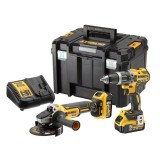 Set cu doua masini cu motor fara perii XR 18 V - 2 X 5Ah DeWALT