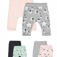 Set de 2 perechi de pantaloni Lame pentru bebelusi, Tongs baby (Culoare: Verde, Marime: 3-6 Luni)