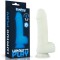 Dildo Fantezie Fosforescent Lumino Play, Alb, 19 cm