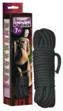 Sfoara Bondage Shibari &quot;Jaqpanese Rope&quot; 7 Metri - Negru##