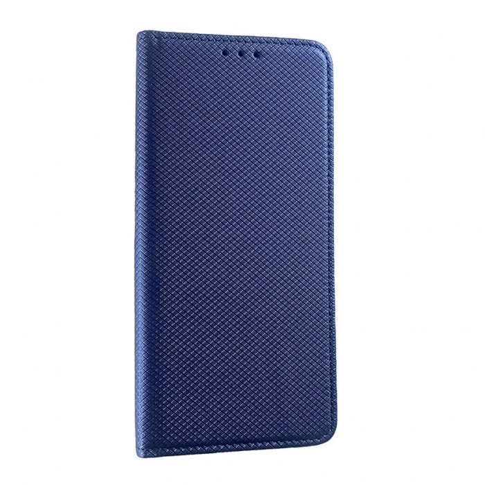 Husa Book Pocket Magnetic Lock Albastru pentru Samsung Galaxy A12 / M12