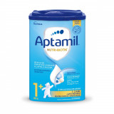 Lapte premium pentru copii de varsta mica 1-2 ani NUTRI-BIOTIK 1+, 800g, Aptamil, Nutricia