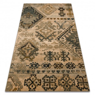 Covor de l&amp;acirc;nă Polonia Bali Ornament oriental, etnic jadeit verde, 235x350 cm foto