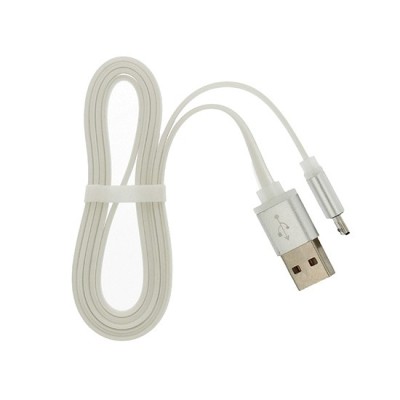 Cablu Date &amp;amp; Incarcare MicroUSB Slim (Alb) foto