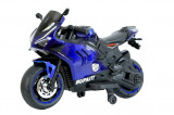 Cumpara ieftin Motocicleta electrica, Kinderauto BDQ888 70W 12V cu roti moi, Bluetooth, culoare Albastru
