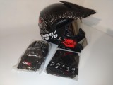 Casca Moto Atv Cross Enduro Downhill +cadou manusi,ochelari,cagula,MARIMEA 2XL