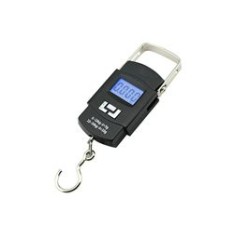 C&acirc;ntar digital de m&acirc;nă, portabil, alimentare baterii, negru, 50 kg
