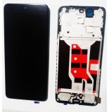 Display ecran cu Touchscreen si Rama pentru Oppo Reno 12F 5G, TFT, Negru