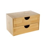 Cutie depozitare cu setare, 22x13x12.5 cm, Bambus, ATU-087239, Oem
