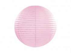 Decoratiune lampion suspendat, roz pal, 35cm foto