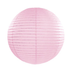 Decoratiune lampion suspendat, roz pal, 35cm