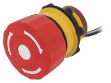 Comutator Siguranță ONPOW 22mm 2 NC+NO Roșu IP65 Rezistent