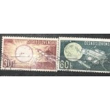 (CEHOSLOVACIA 1 ) Timbre serii Straine Tehnica Cosmos