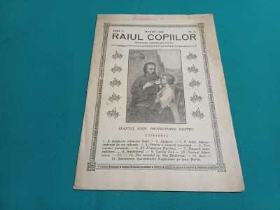 REVISTA RAIUL COPIILOR NR. 3 1948 * 32 foto